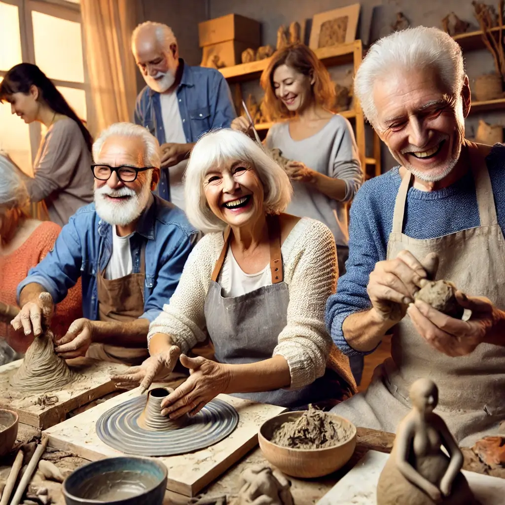 Trabalhos manuais como arteterapia para idosos