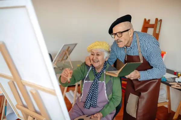 Pintura como arteterapia para Idosos
