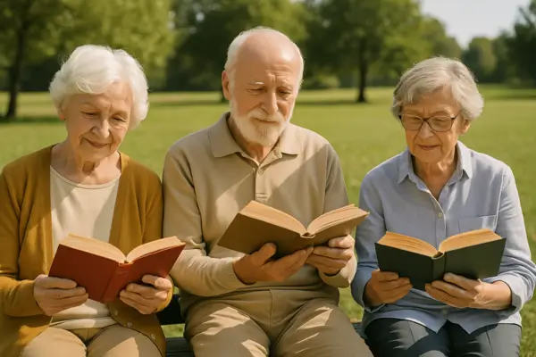 Benefícios da leitura na terceira Idade